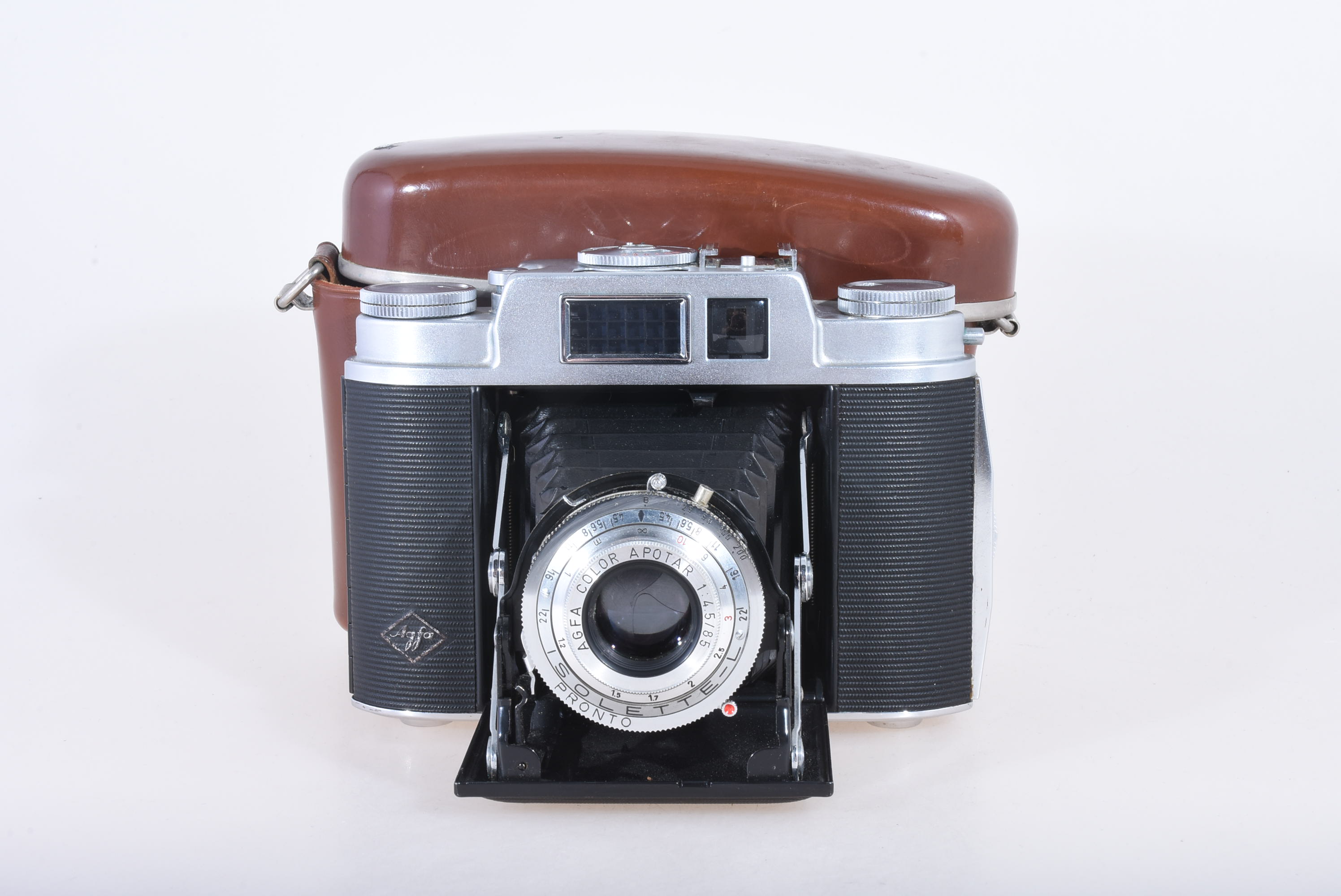 Agfa Isolette II L 6x6 Agfa color 85mm 4,5 + Tasche