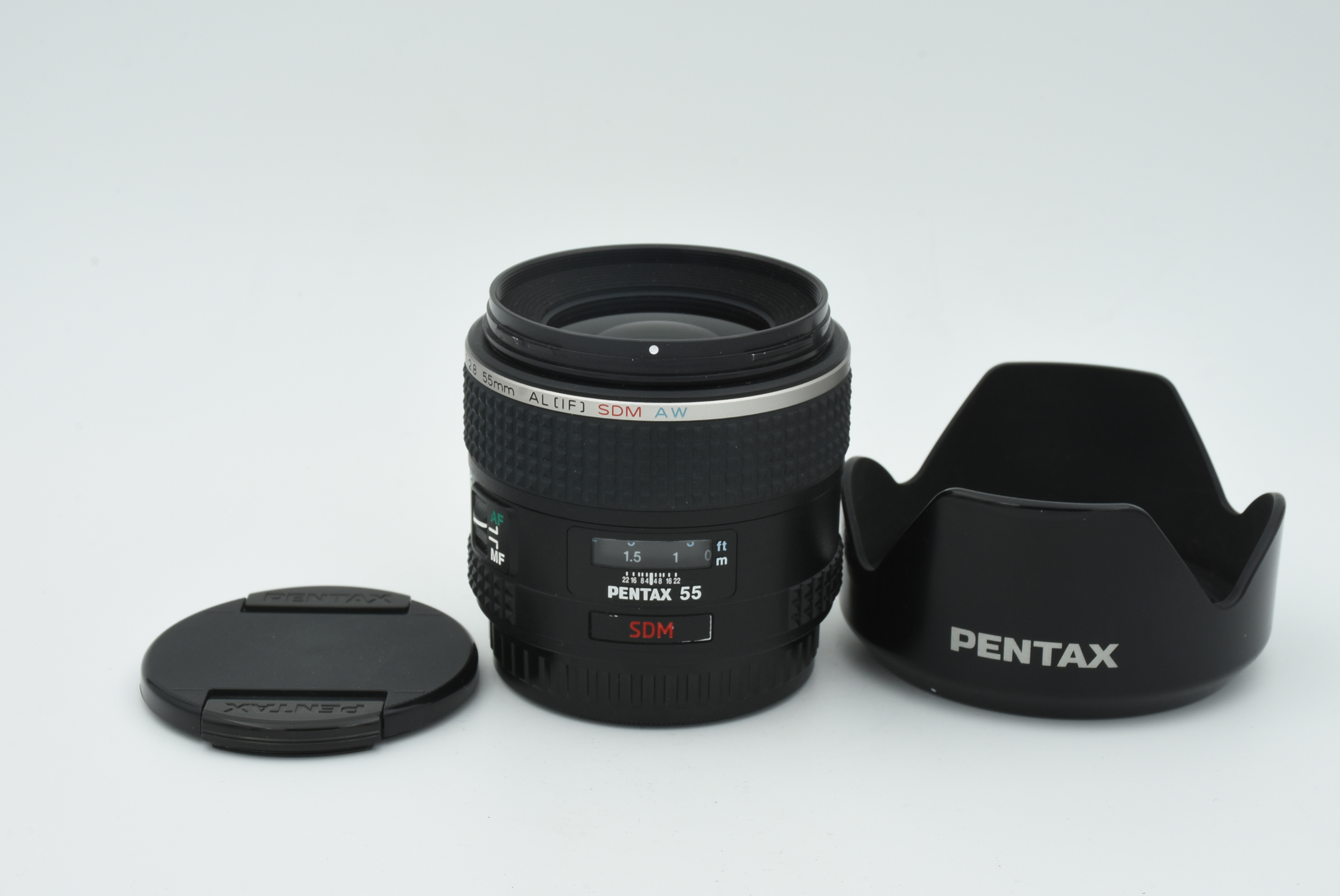 Pentax FA 55mm 2,8 AL SDM AW + Sonnenblende für Pentax 645, 6 Monate Garantie Bild 01