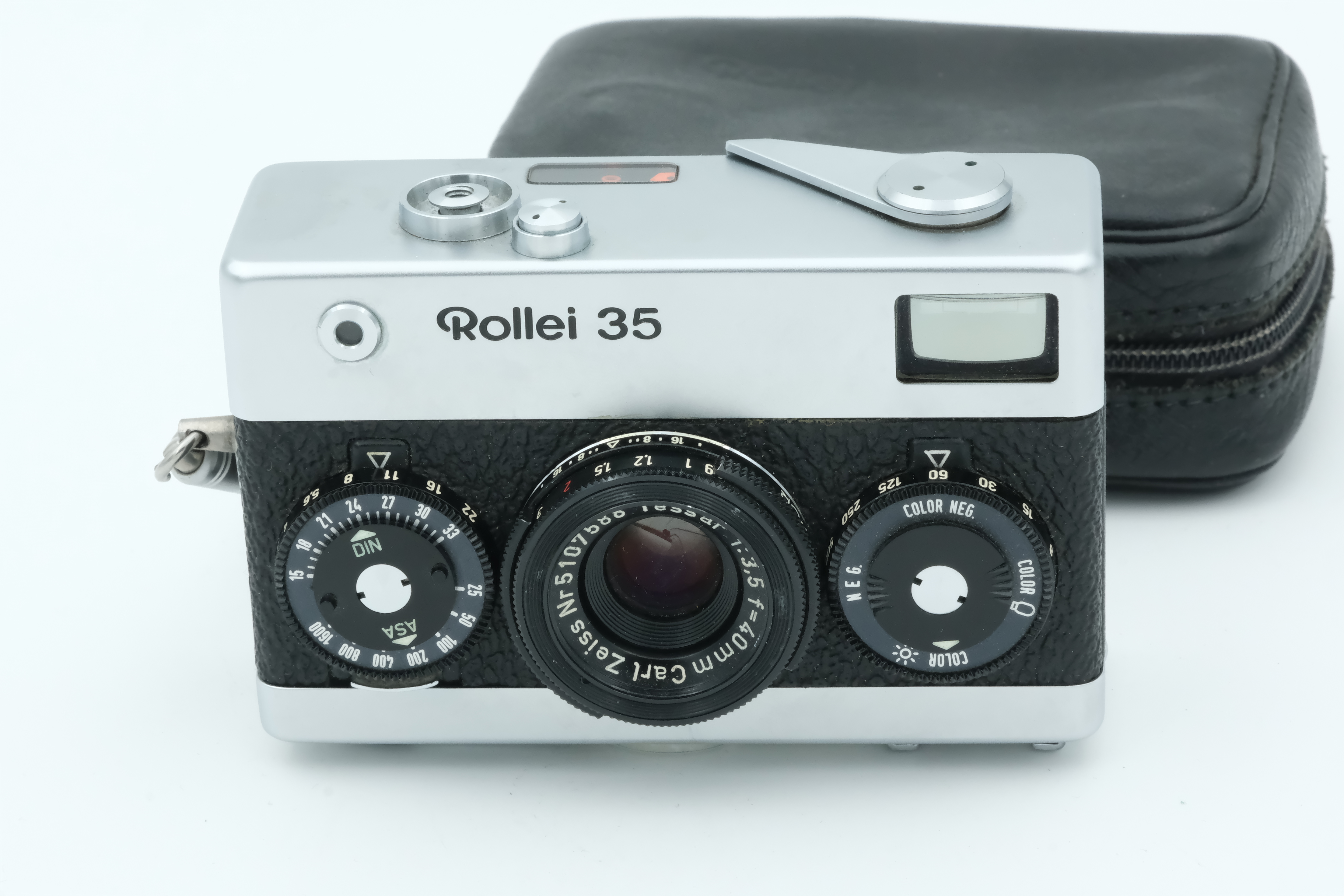 Rollei 35, Tessar 40mm 3,5 Made in Germany + Tasche