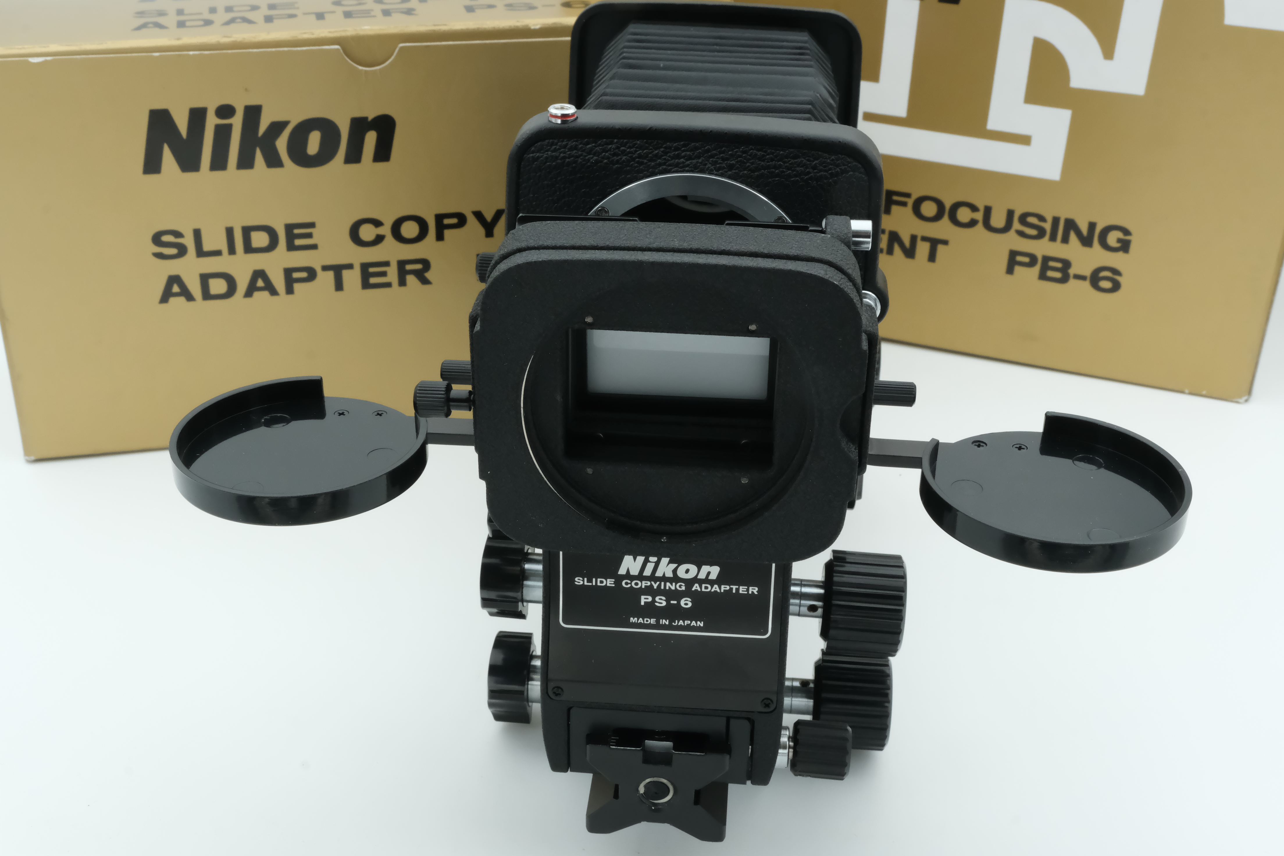 Nikon PB-6 + PS-6 Balgengerät + Diakopiervorsatz
