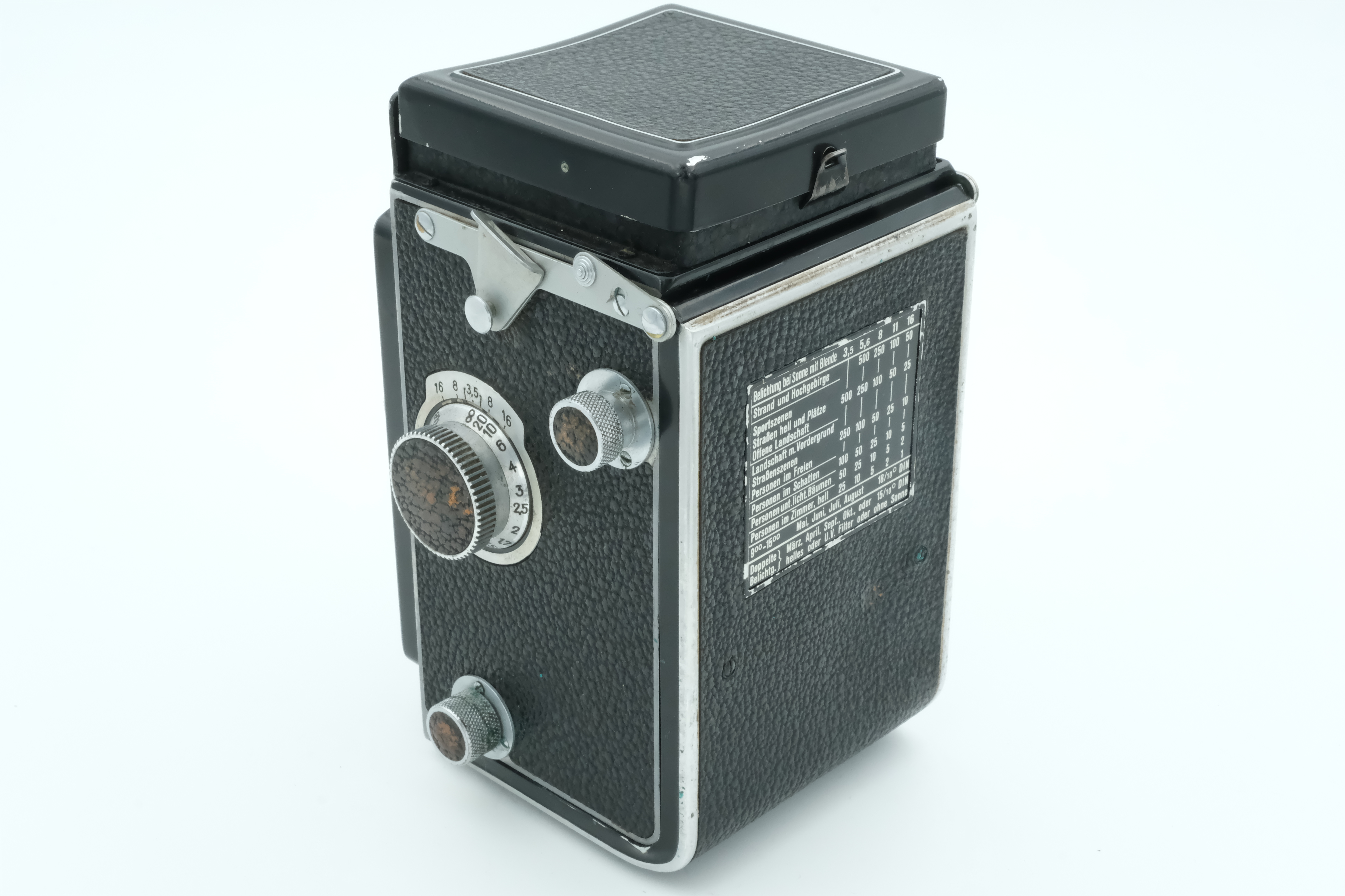 Rolleiflex Model K4 Tessar 75mm 3,5 Heidescop 2,8 + Tasche Bild 02