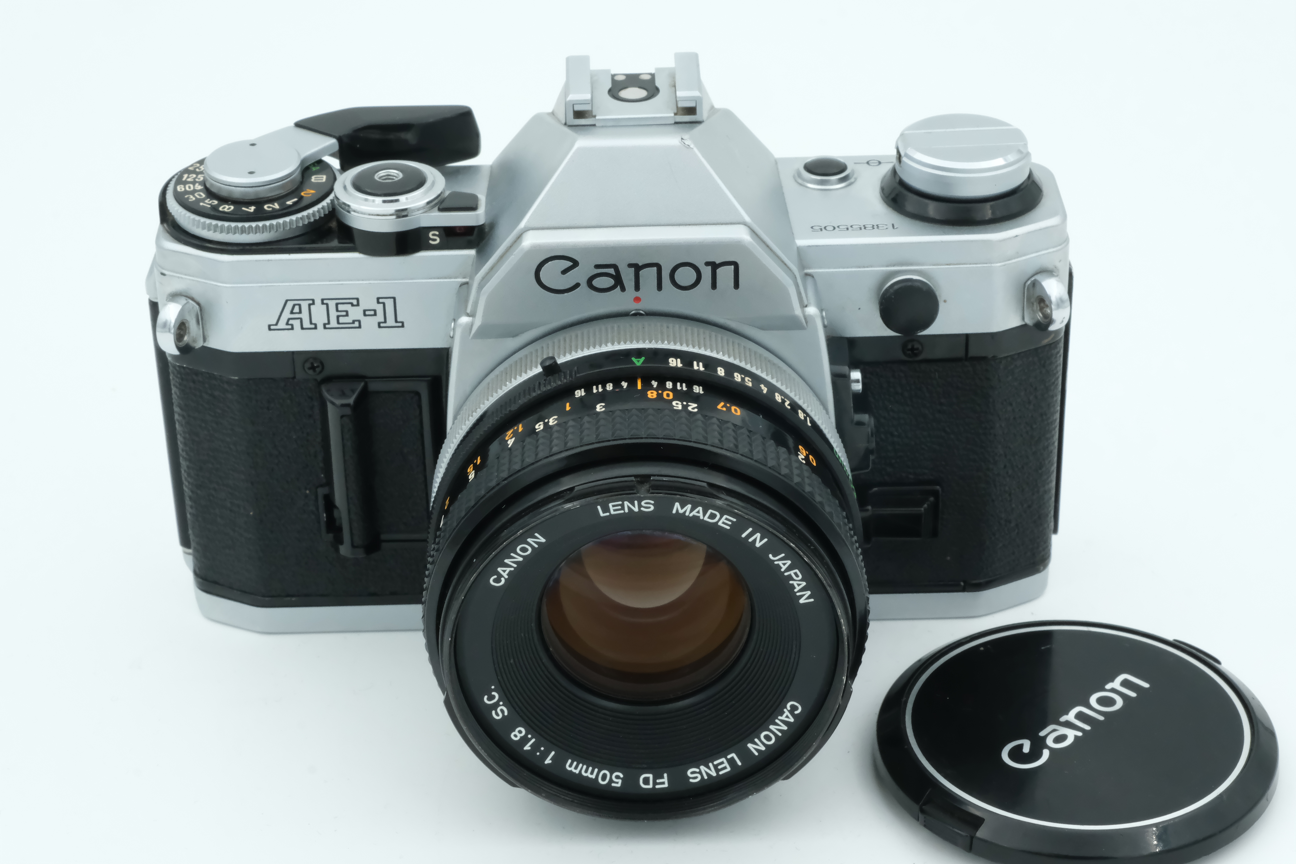 Canon AE-1 + FD 50mm 1,8 S.C.