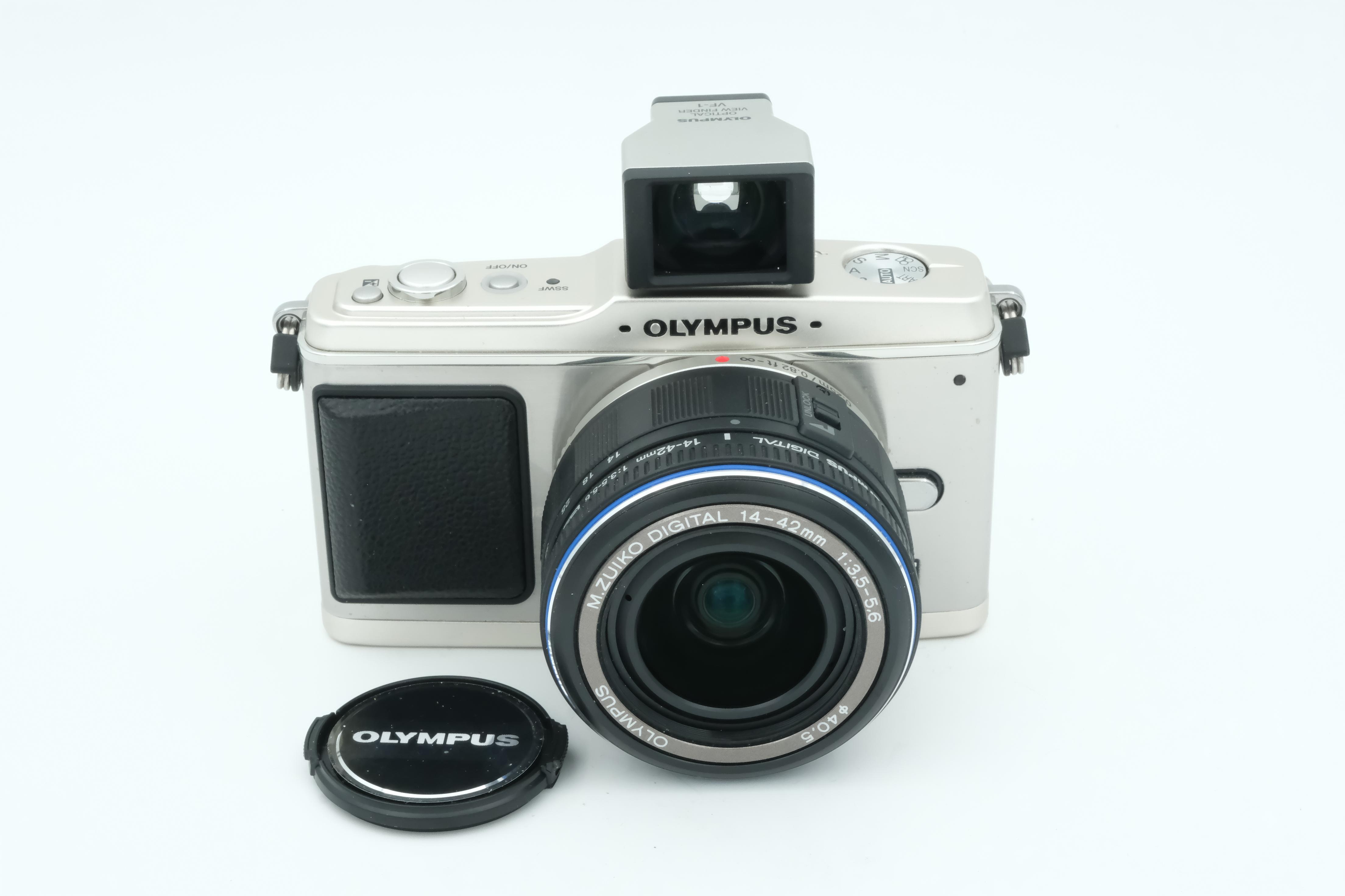 Olympus E-P1 + 14-42mm + Sucher  VF-1